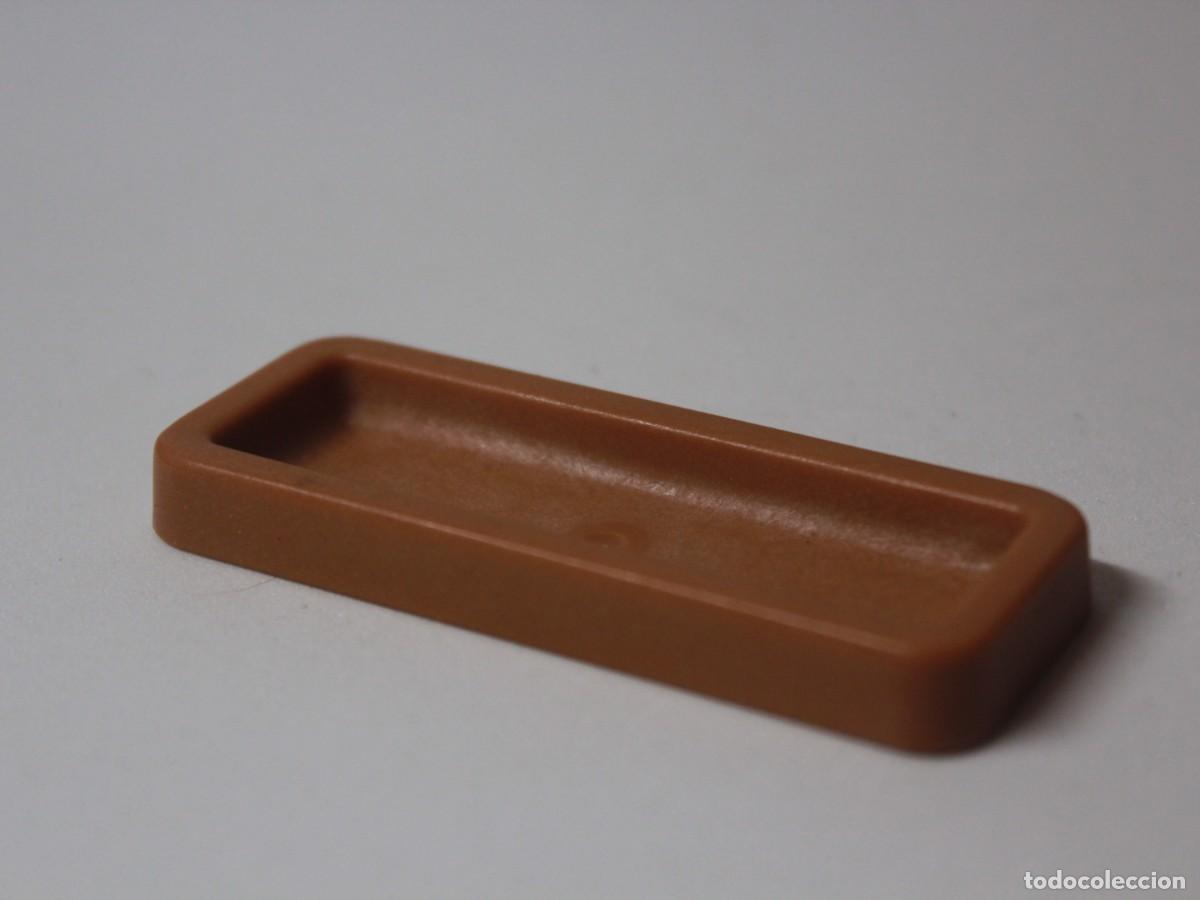 Playmobil: Playmobil accesorio bandeja / recipiente rectangular marr&oacute;n - Foto 1