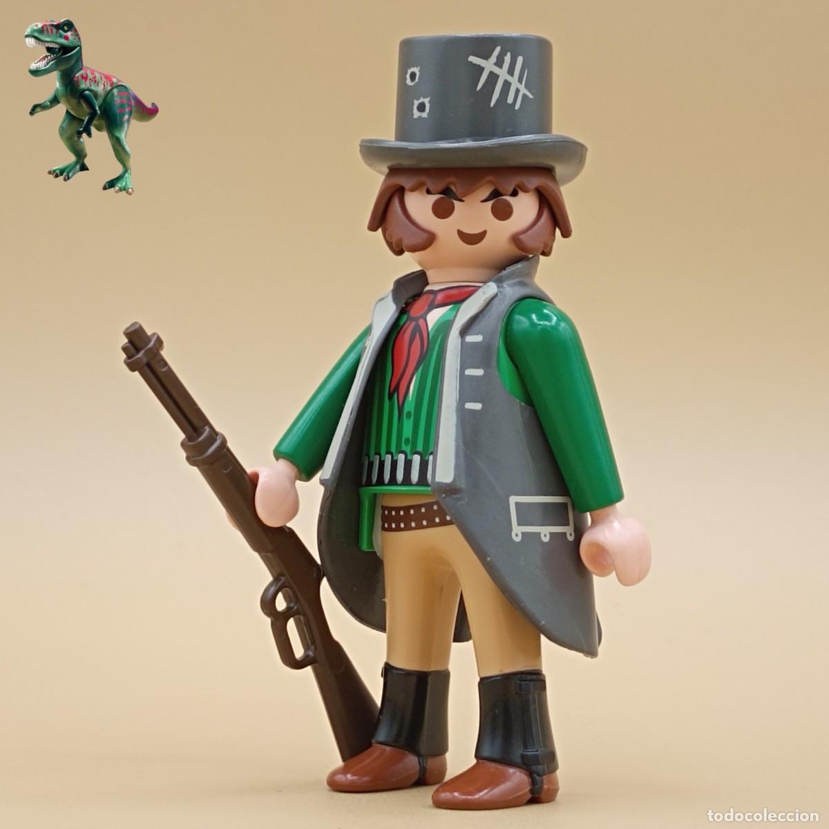 Playmobil: Playmobil figura forajido pistolero bandido vaquero cowboy criminal oeste western