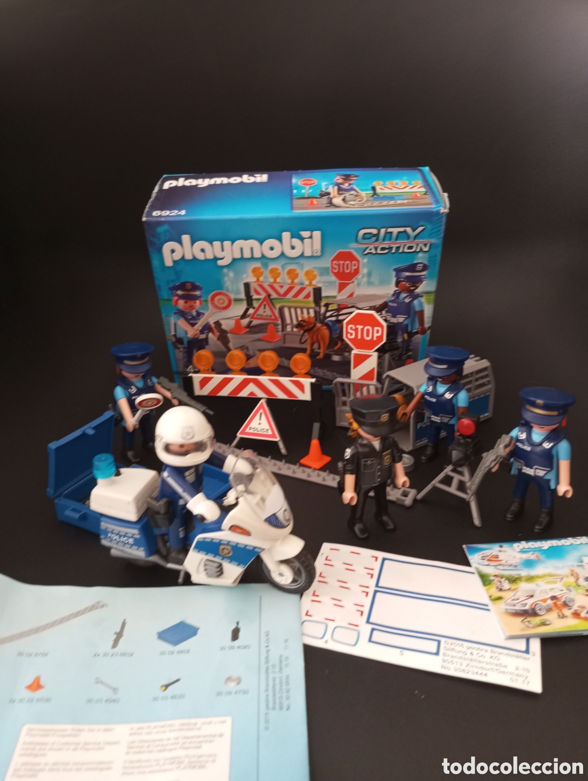 Playmobil: Playmobil 6924 control policial con extras en caja