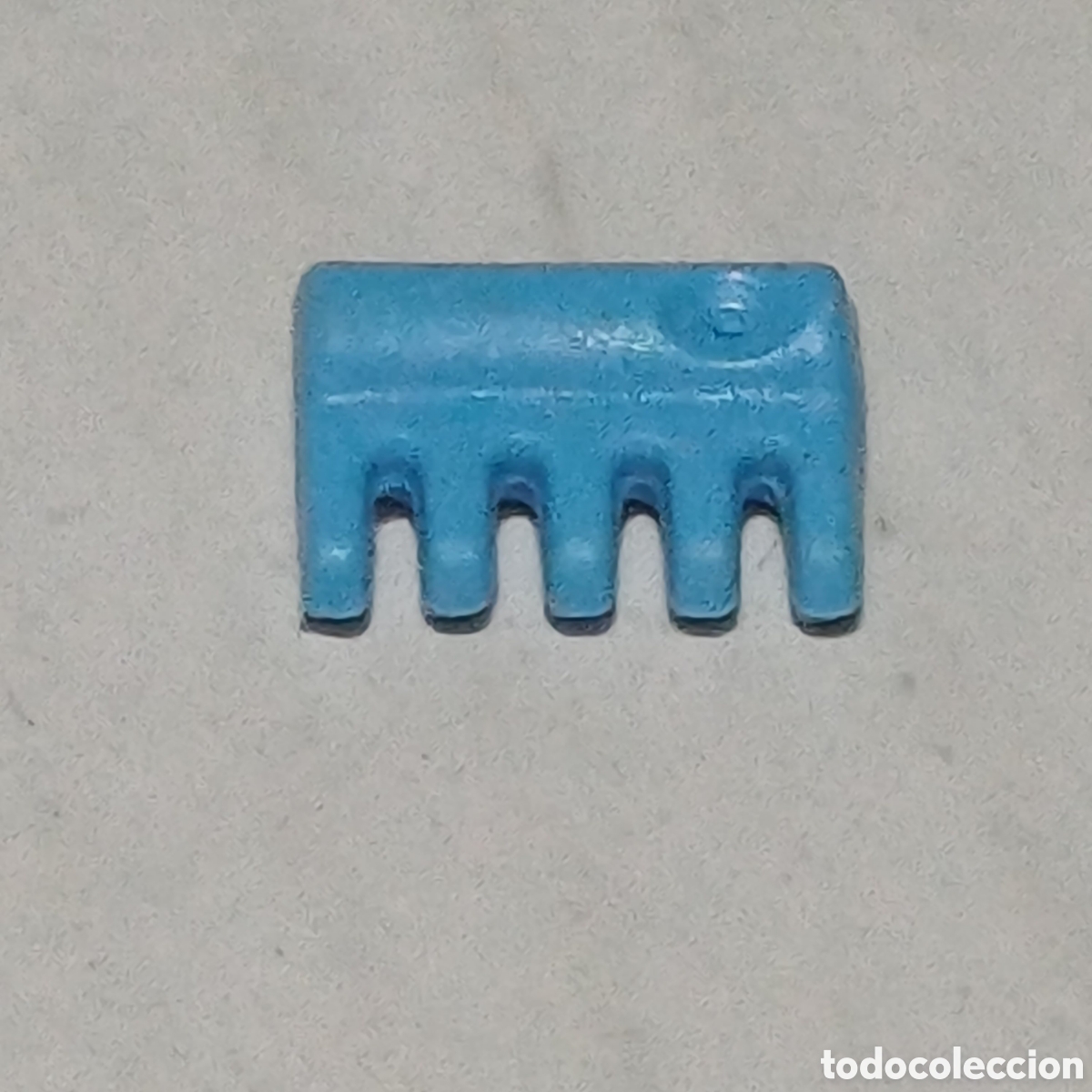 Playmobil: Pieza Playmobil cepillo peine quitapelo alisador pelo caballo crines azul