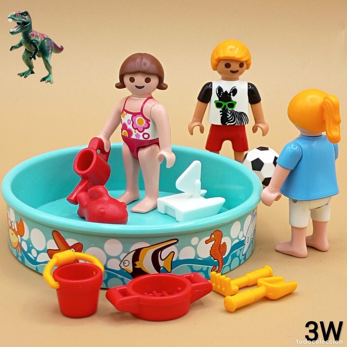 Playmobil: Playmobil piscina infantil ni&ntilde;os casa de verano fiesta cumplea&ntilde;os ba&ntilde;ador ciudad city life
