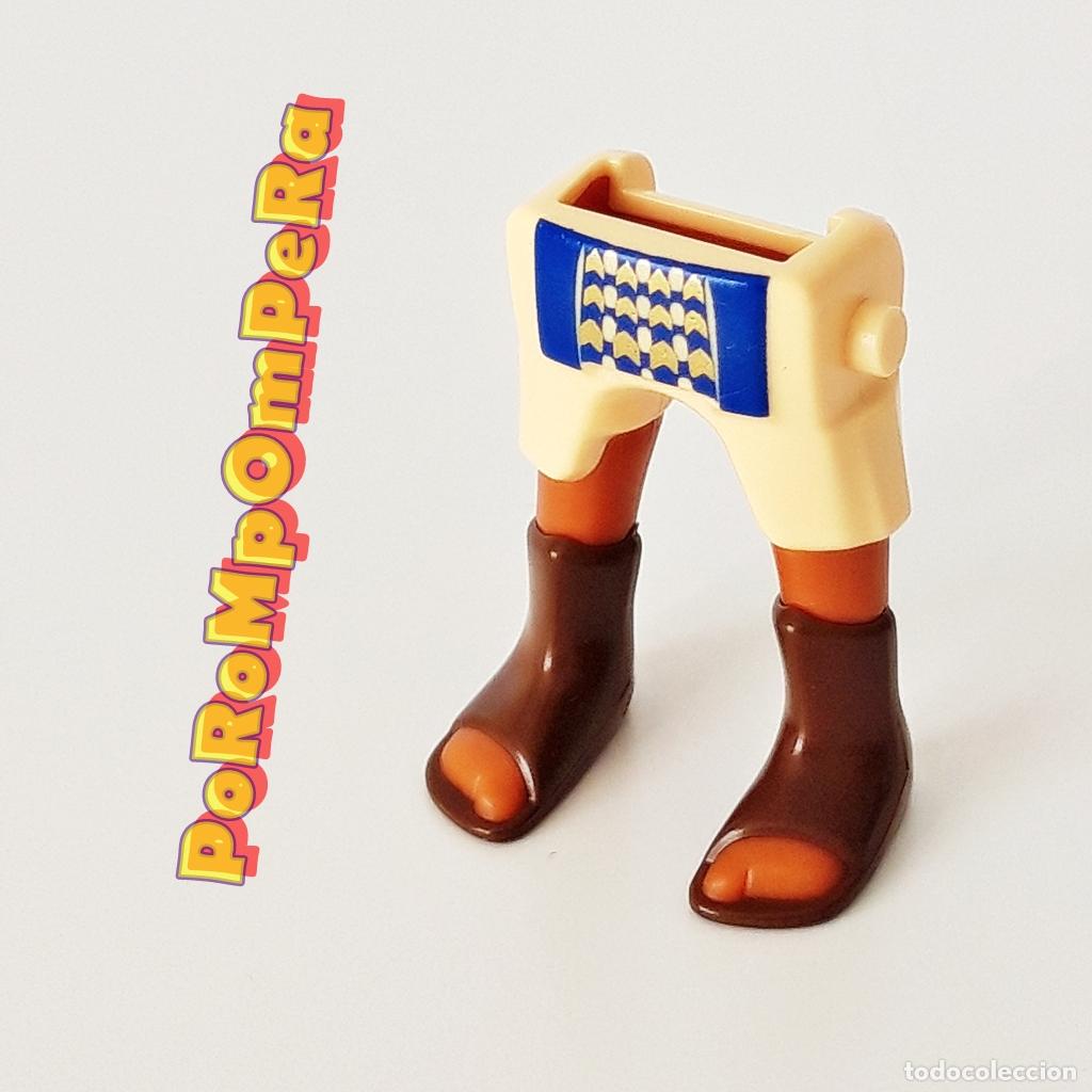 Playmobil: PLAYMOBIL PIERNA PANTAL&Oacute;N CREMA PIEL ANARANJADA SANDALIA COMPLETAR/CUSTOM ALDEANO BEL&Eacute;N EGIPCIO OT