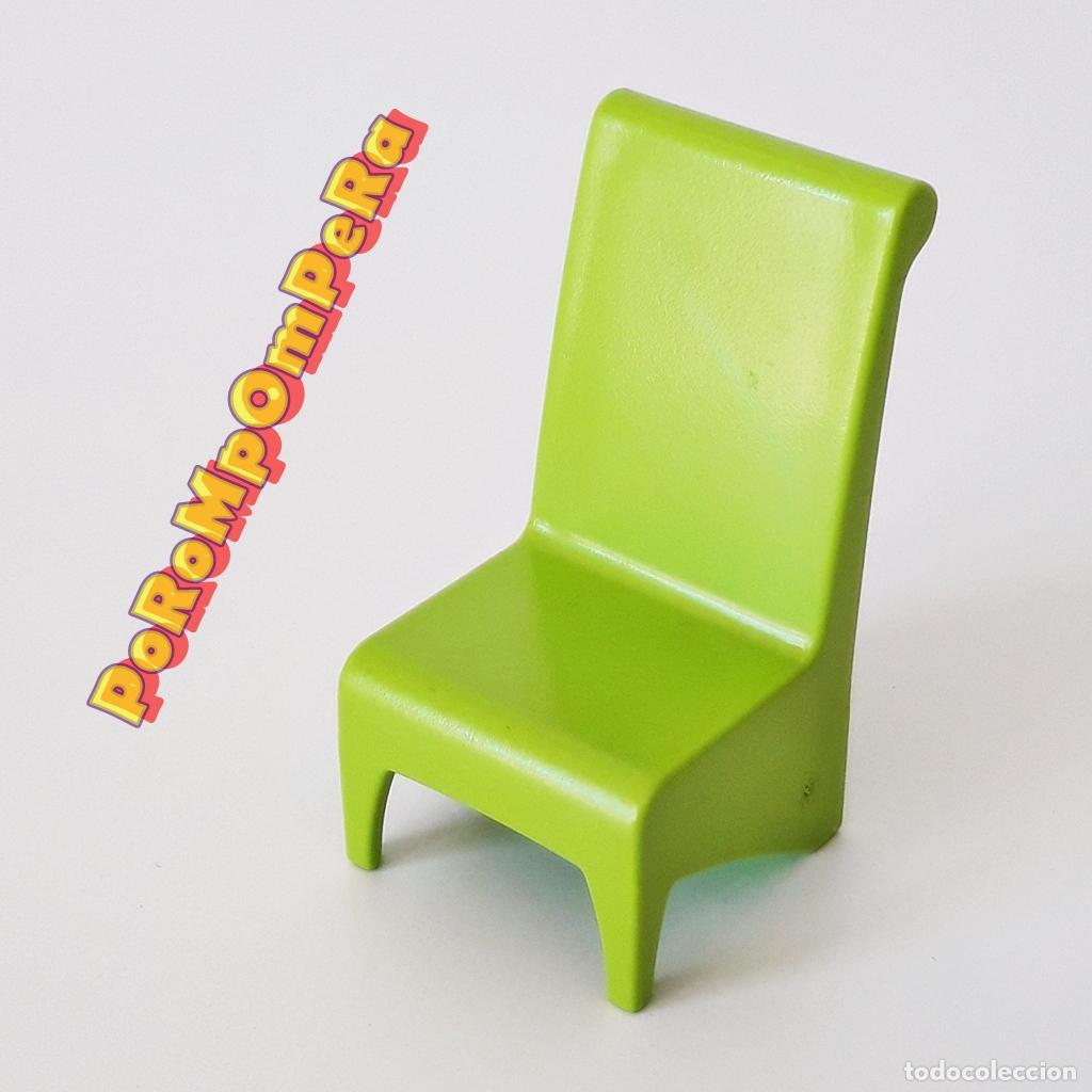 Playmobil: PLAYMOBIL SILLA VERDUZCA MODERNA 5583 SIMILAR 5265 5330 5335 5576 6978 6979 9162 K7