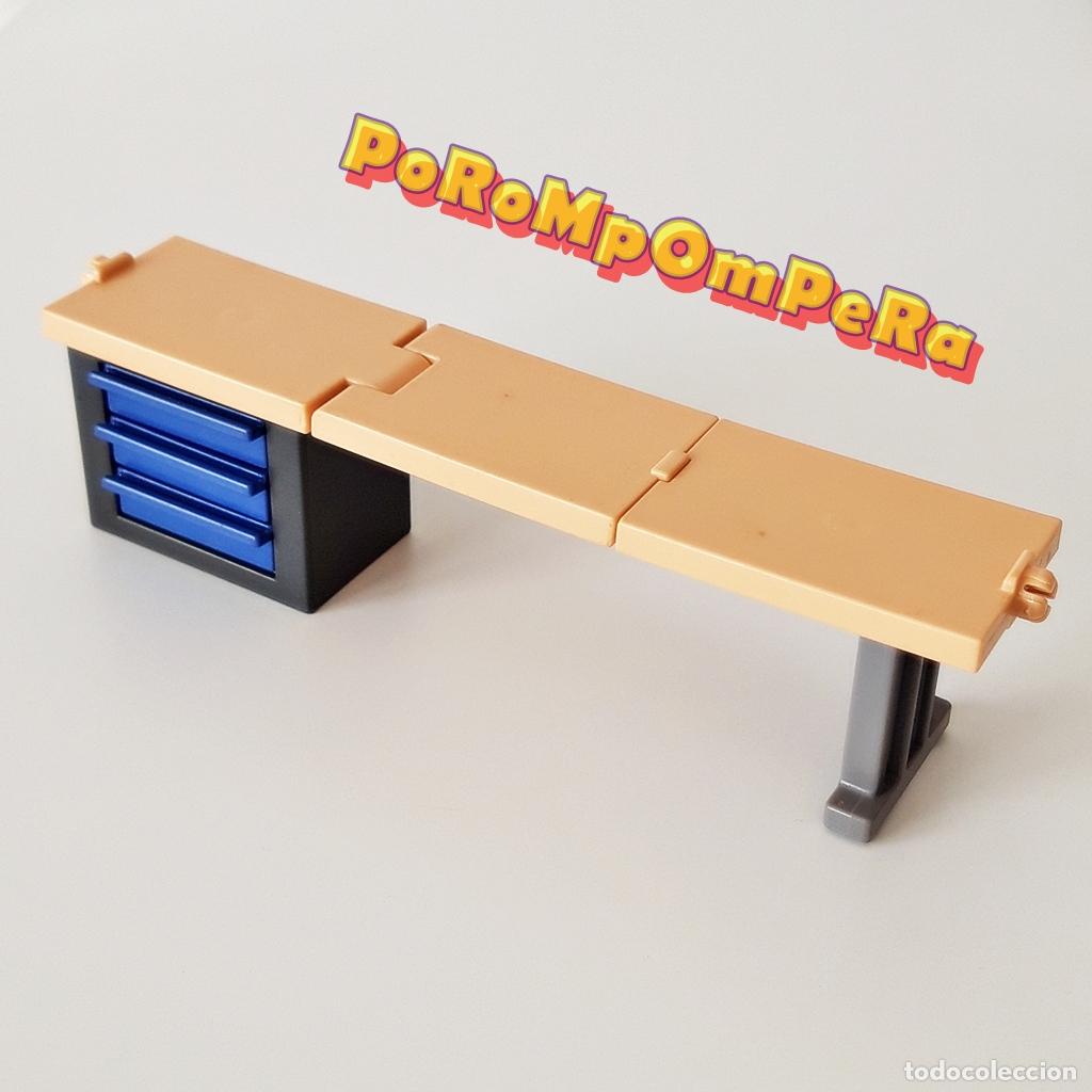 Playmobil: PLAYMOBIL MESA ABATIBLE MOSTRADOR COMISAR&Iacute;A DE POLIC&Iacute;A 3159 3165 3988 5718 MBX