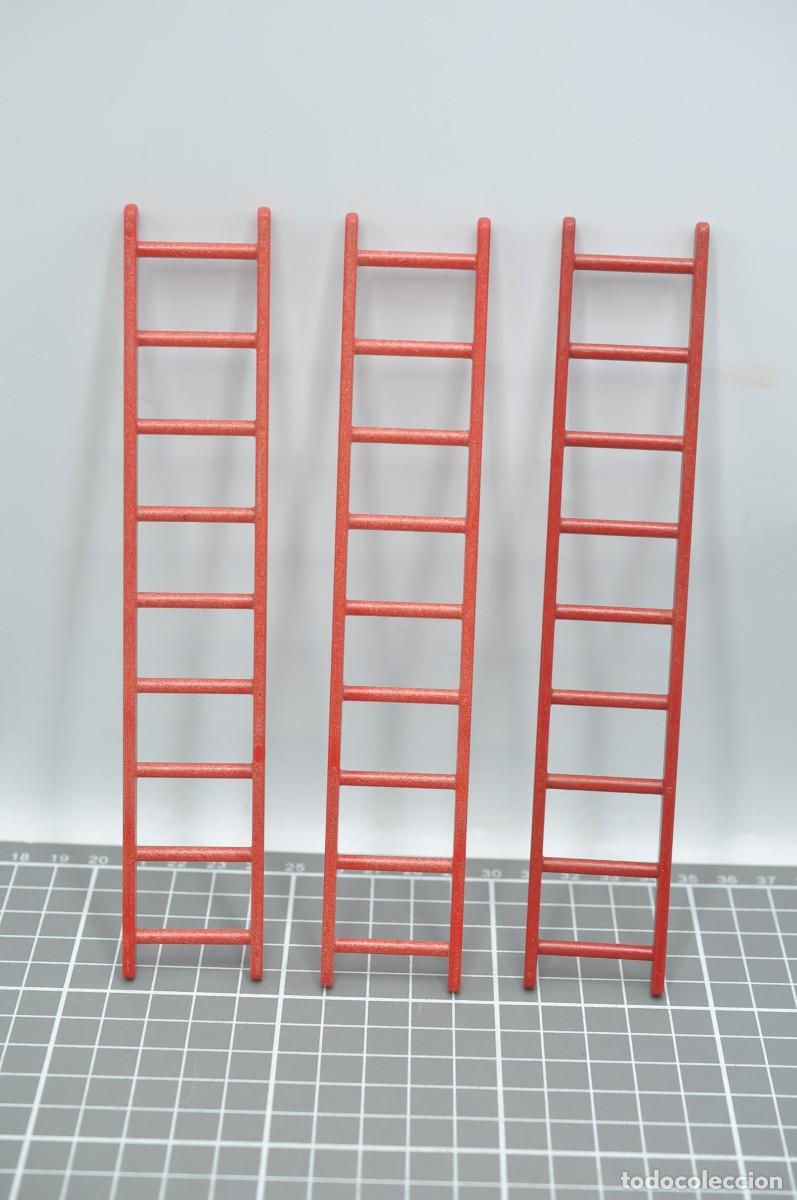 Playmobil: WSK027 Playmobil, 3 esclaeras rojas castillo 3269 5119