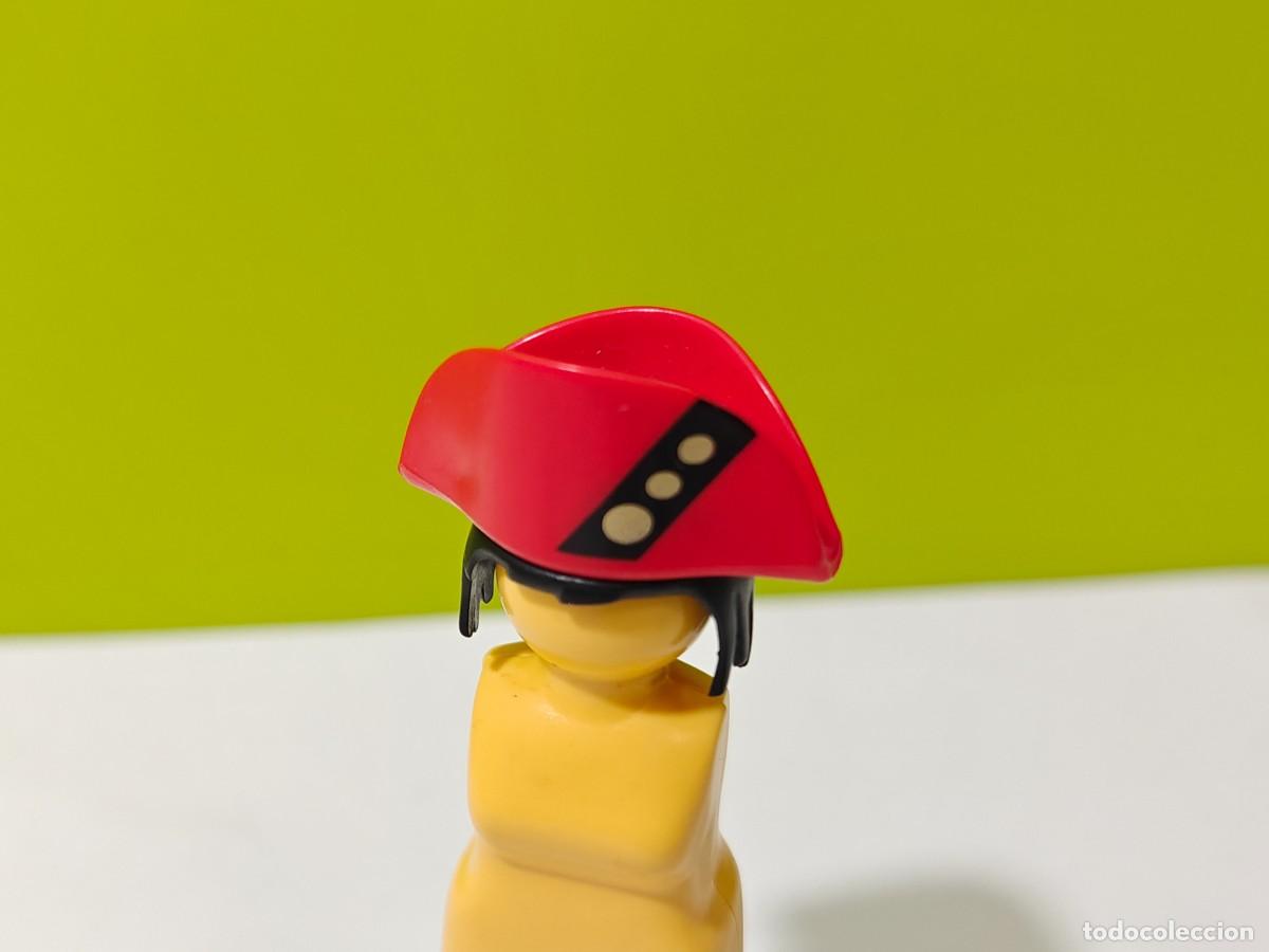 Playmobil: Playmobil gorro-sombrero rojo para pluma, piratas, ingleses, franceses, corsarios, barco, palmera