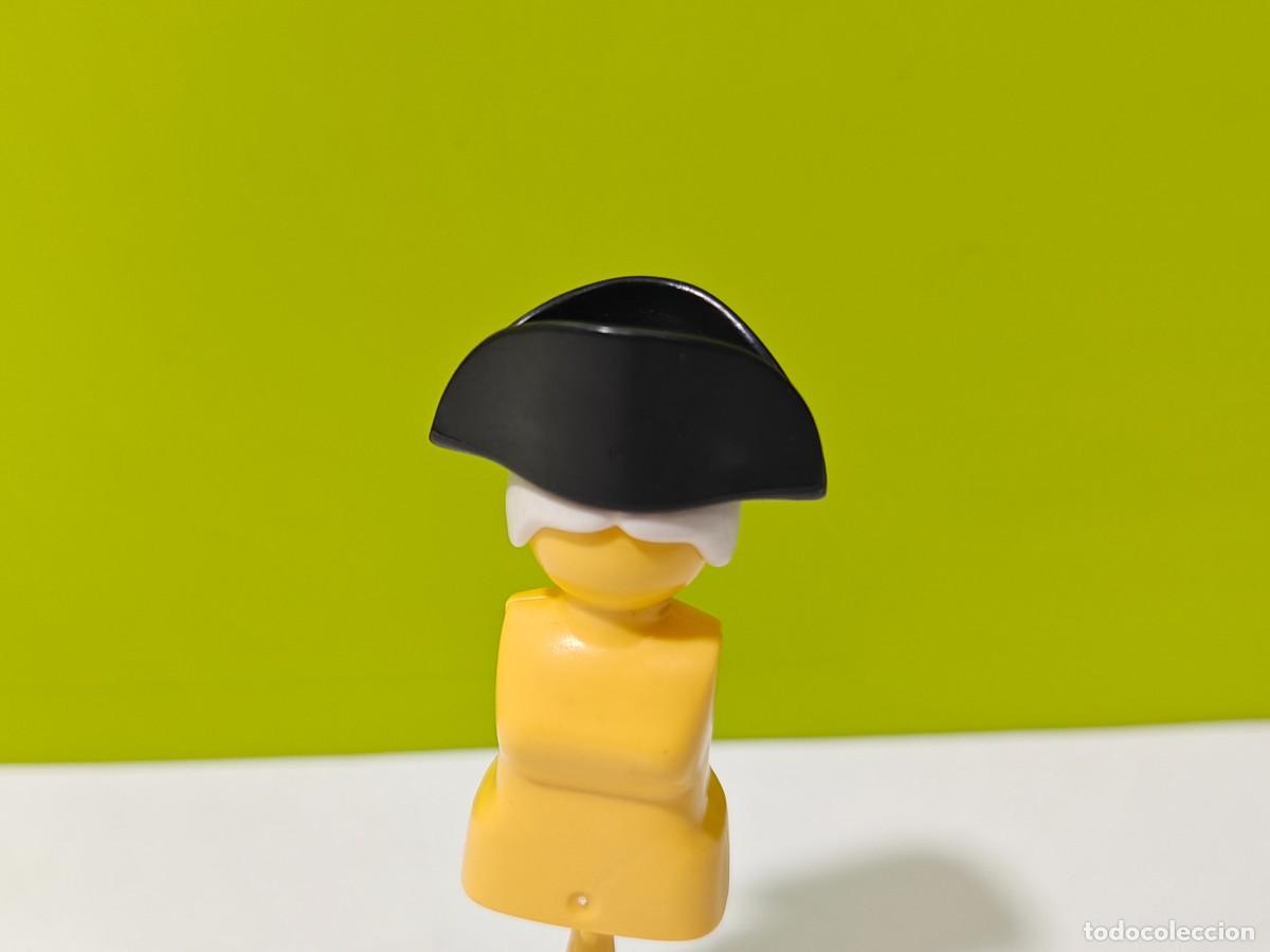 Playmobil: Playmobil gorro-sombrero negro para pluma, piratas, ingleses, franceses, corsarios, barco, palmera