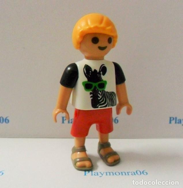 Playmobil: PLAYMOBIL P205 * FIGURA NI&Ntilde;O RUBIO VESTUARIO DE VERANO