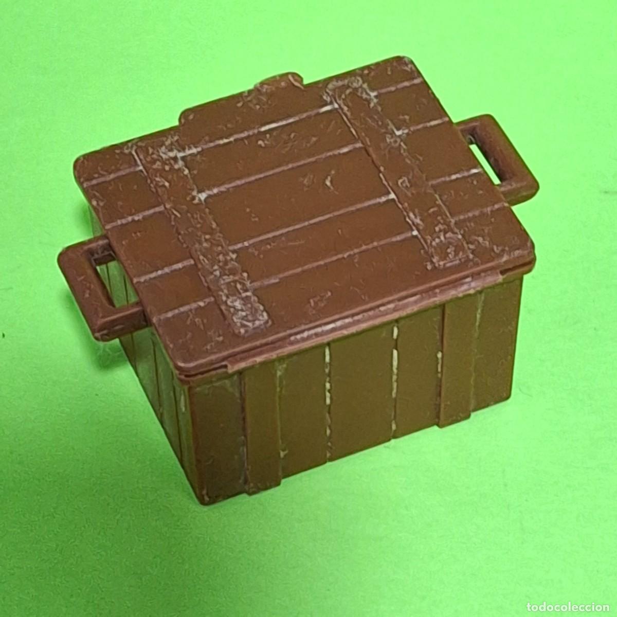 Playmobil: PLAYMOBIL - COFRE BAUL MARRON TIPO MADERA - Foto 2