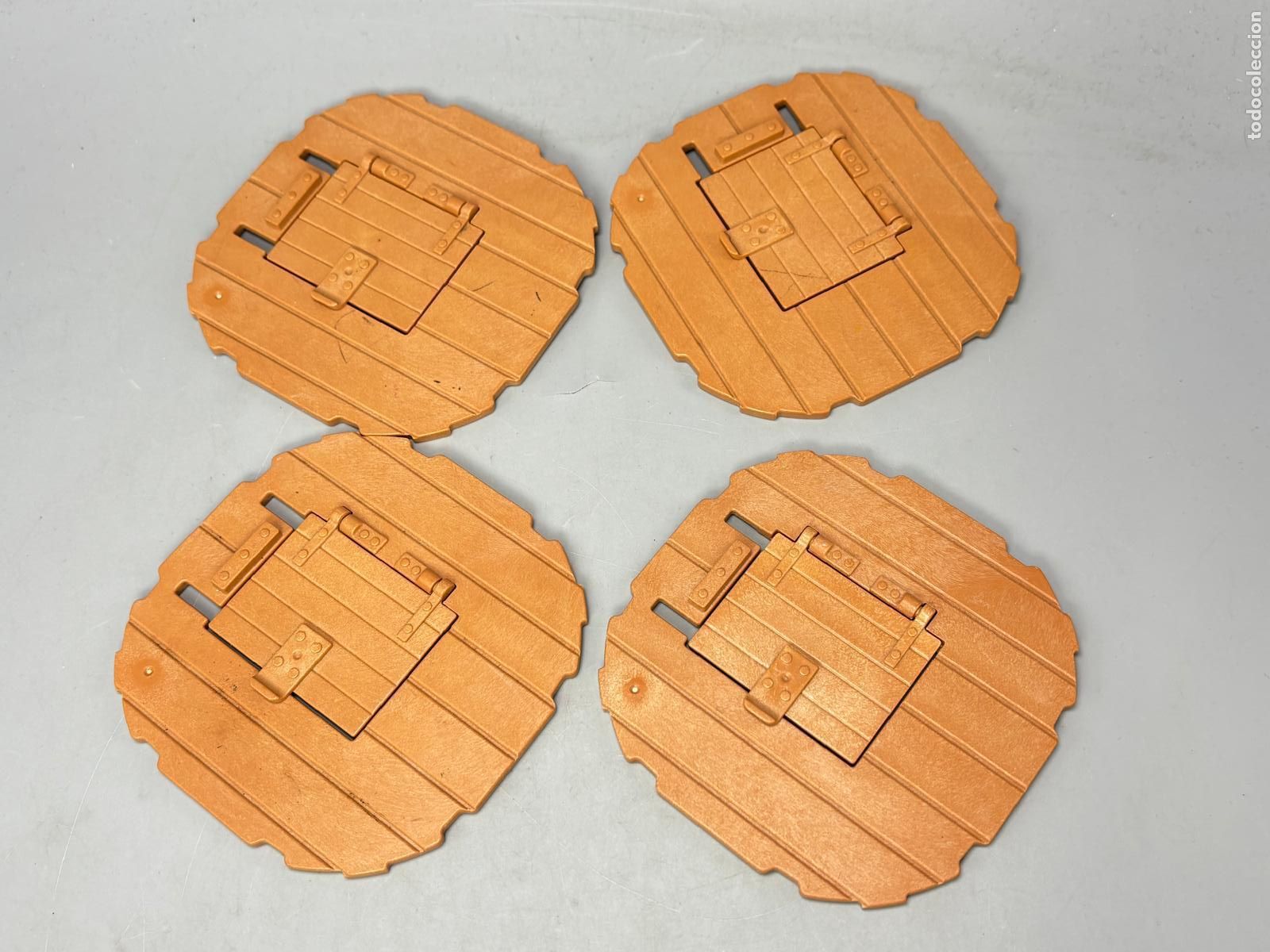 Playmobil: Playmobil lote base redonda con trampilla torre medieval castillo