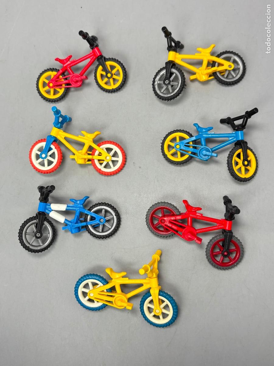 Playmobil: Playmobil lote bicicleta ni&ntilde;o ni&ntilde;a