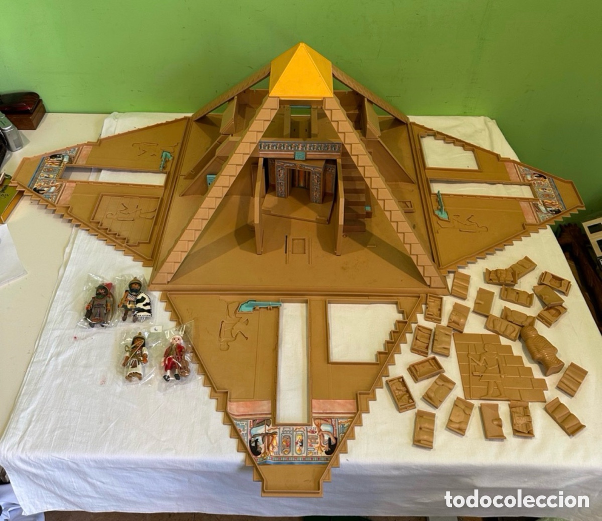 Playmobil: Playmobil pir&aacute;mide egipcia gran lote templo con figuras y accesorios