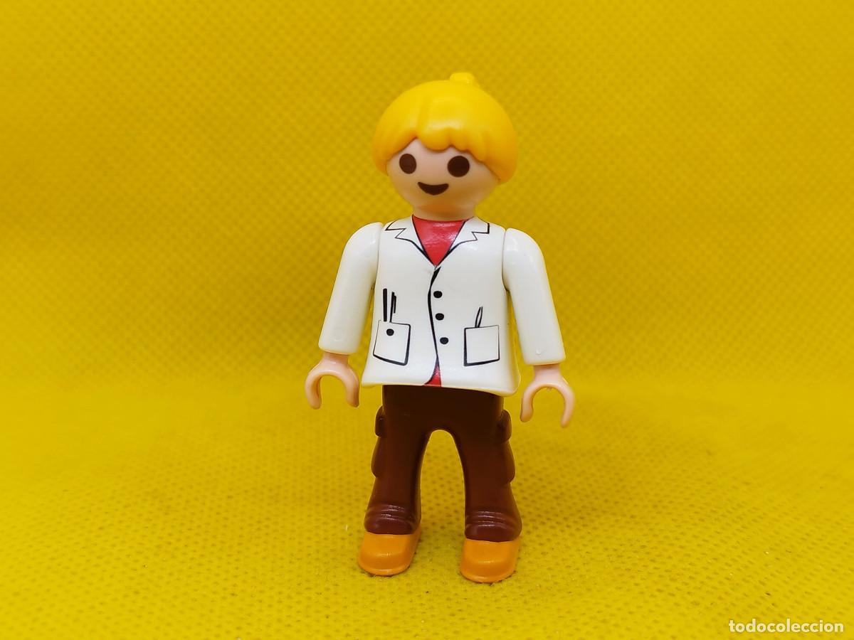 Playmobil: Playmobil Ni&ntilde;a con bata de laboratorio - Foto 1