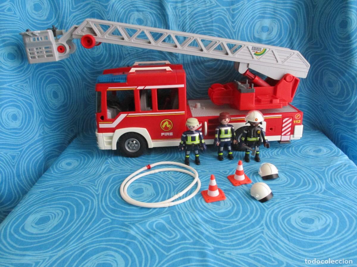 Playmobil: CAMION BOMBEROS MAS COMPLEMENTOS, LAS LUCES FUNCIONAN - Foto 3
