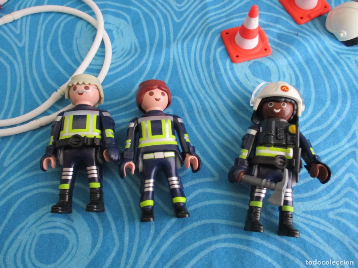 Playmobil: CAMION BOMBEROS MAS COMPLEMENTOS, LAS LUCES FUNCIONAN - Foto 5