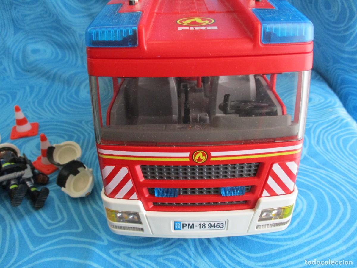 Playmobil: CAMION BOMBEROS MAS COMPLEMENTOS, LAS LUCES FUNCIONAN - Foto 15