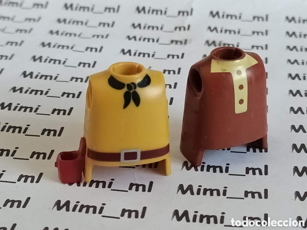 Playmobil: Playmobil 2 torsos sin esqueleto hombre western oeste vaquero recambios figuras