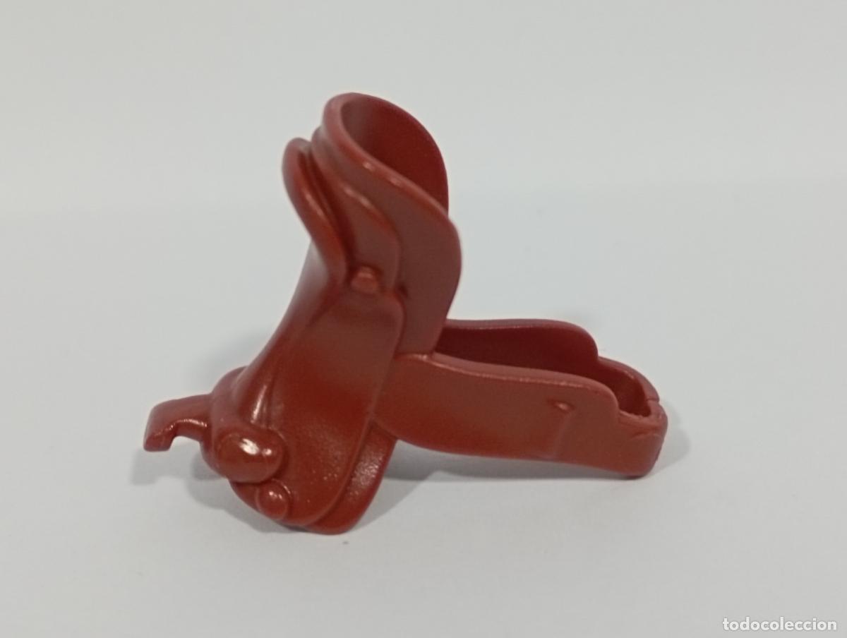 Playmobil: PLAYMOBIL SILLA DE MONTAR CABALLOS ANIMALES OESTE MEDIEVAL--- 3&ordf; GENERACI&Oacute;N