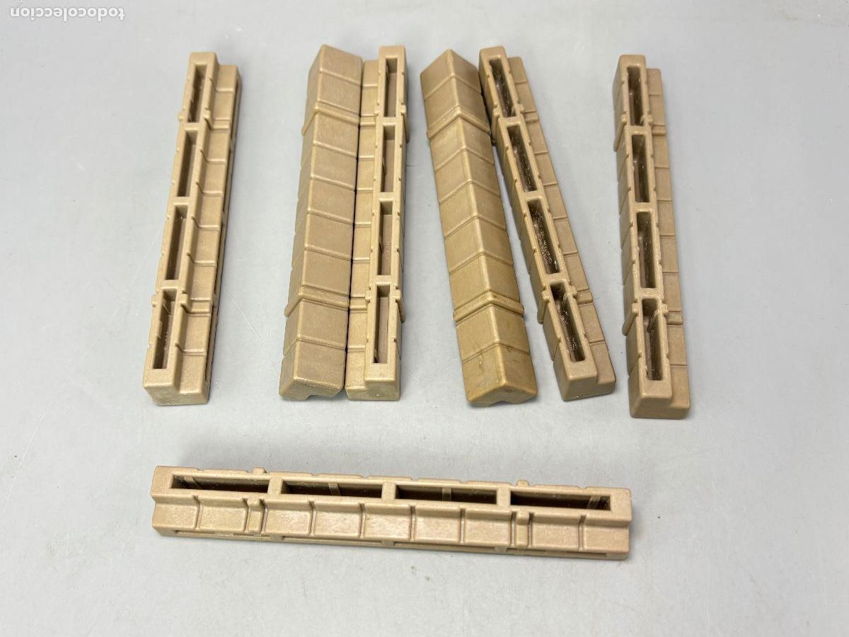 Playmobil: Playmobil lote pilar uni&oacute;n pared dos caras torre casa medieval