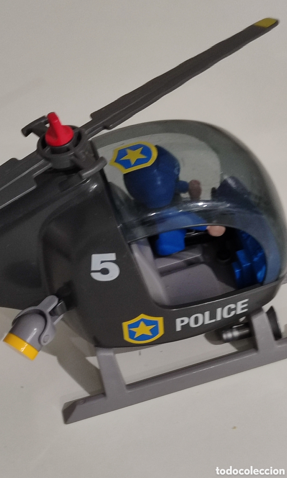 Playmobil: Helic&oacute;ptero con piloto. - Foto 1
