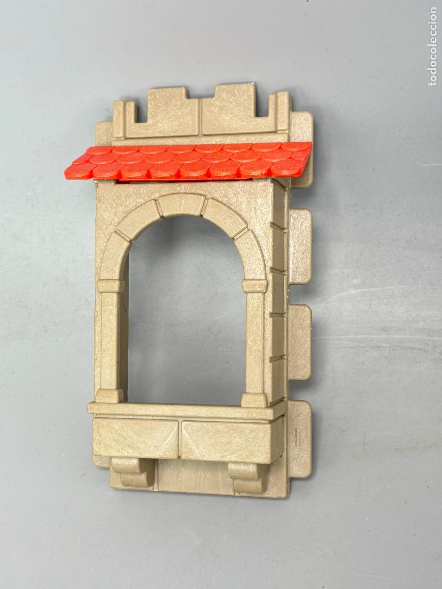 Playmobil: Playmobil pared con tejadillo balc&oacute;n torre casa castillo