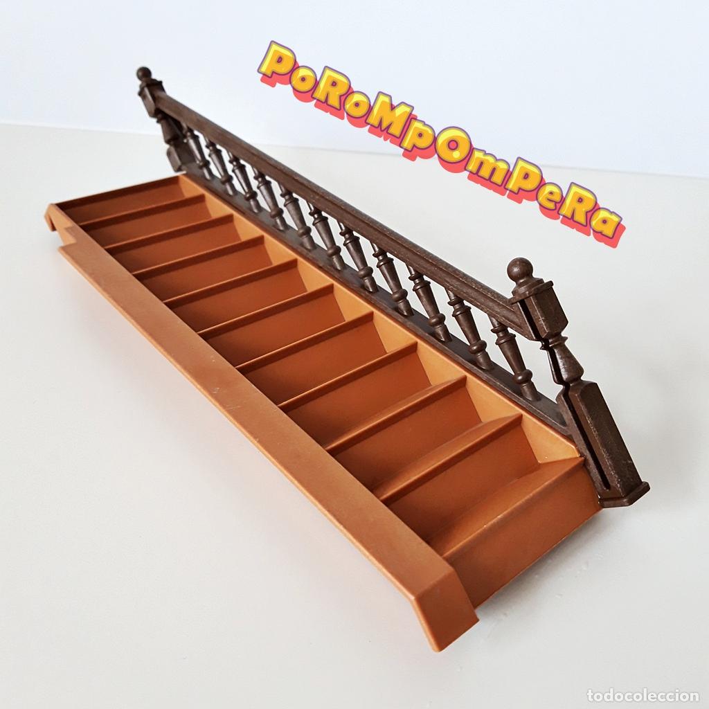 Playmobil: PLAYMOBIL ESCALERAS CON BARANDILLA MANSI&Oacute;N VICTORIANA 5300 5305 7411 CASA DE MU&Ntilde;ECAS