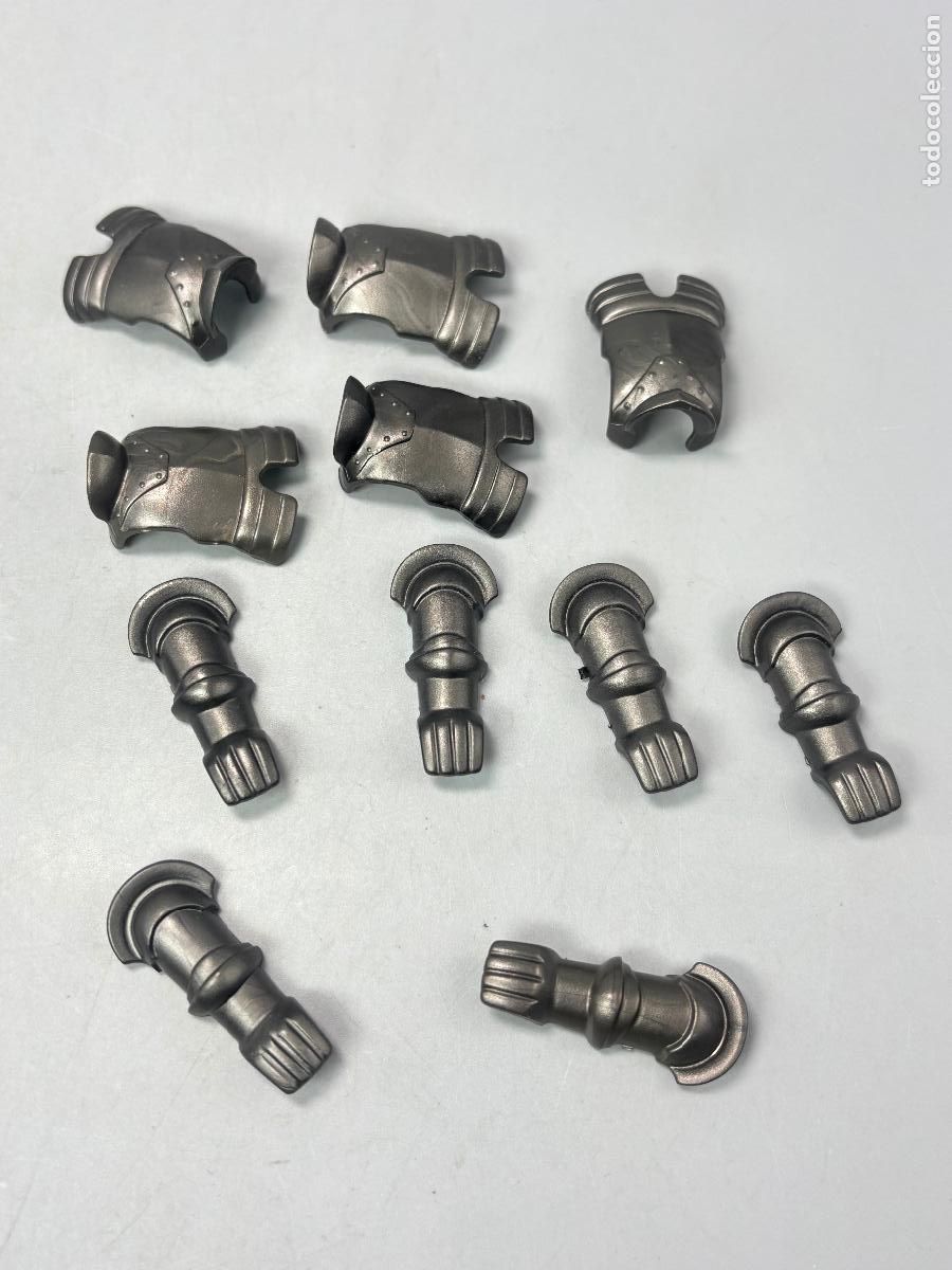 Playmobil: Playmobil lote peto protector brazo y pecho soldado medieval