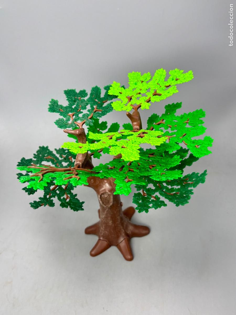 Playmobil: Playmobil 3626 roble con base y hojas cambiadas