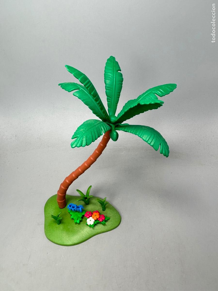 Playmobil: Playmobil palmera con con coca y base