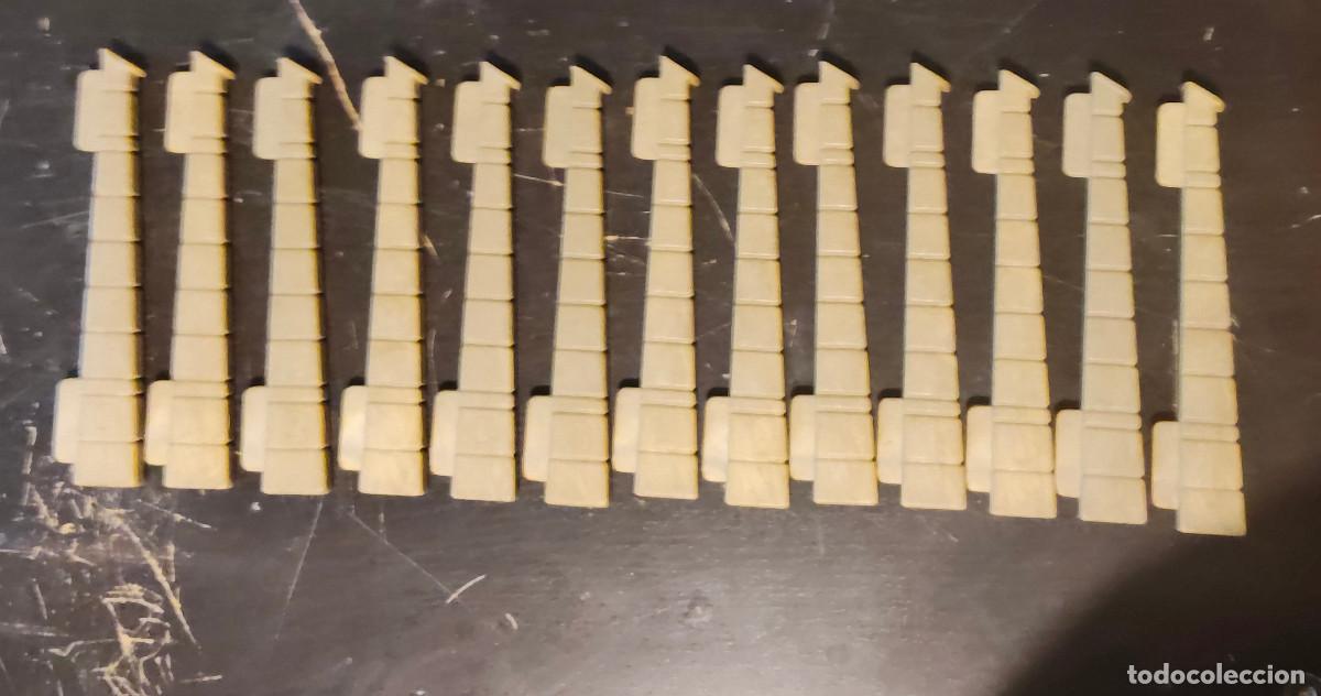 Playmobil: Playmobil medieval 13 piezas uni&oacute;n pared contrafuerte casa torre castillo 1 generacion geobra 1974