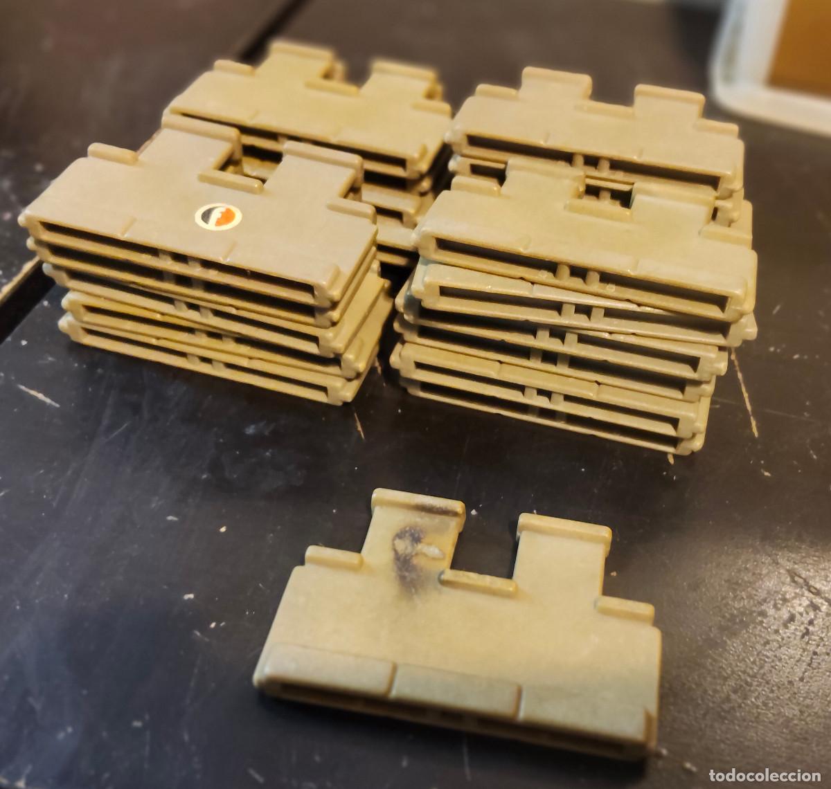 Playmobil: PLAYMOBIL MEDIEVAL PARTE SUPERIOR MURO CASTILLO torre 1&ordf; generacion - geobra 1974 - 19 piezas