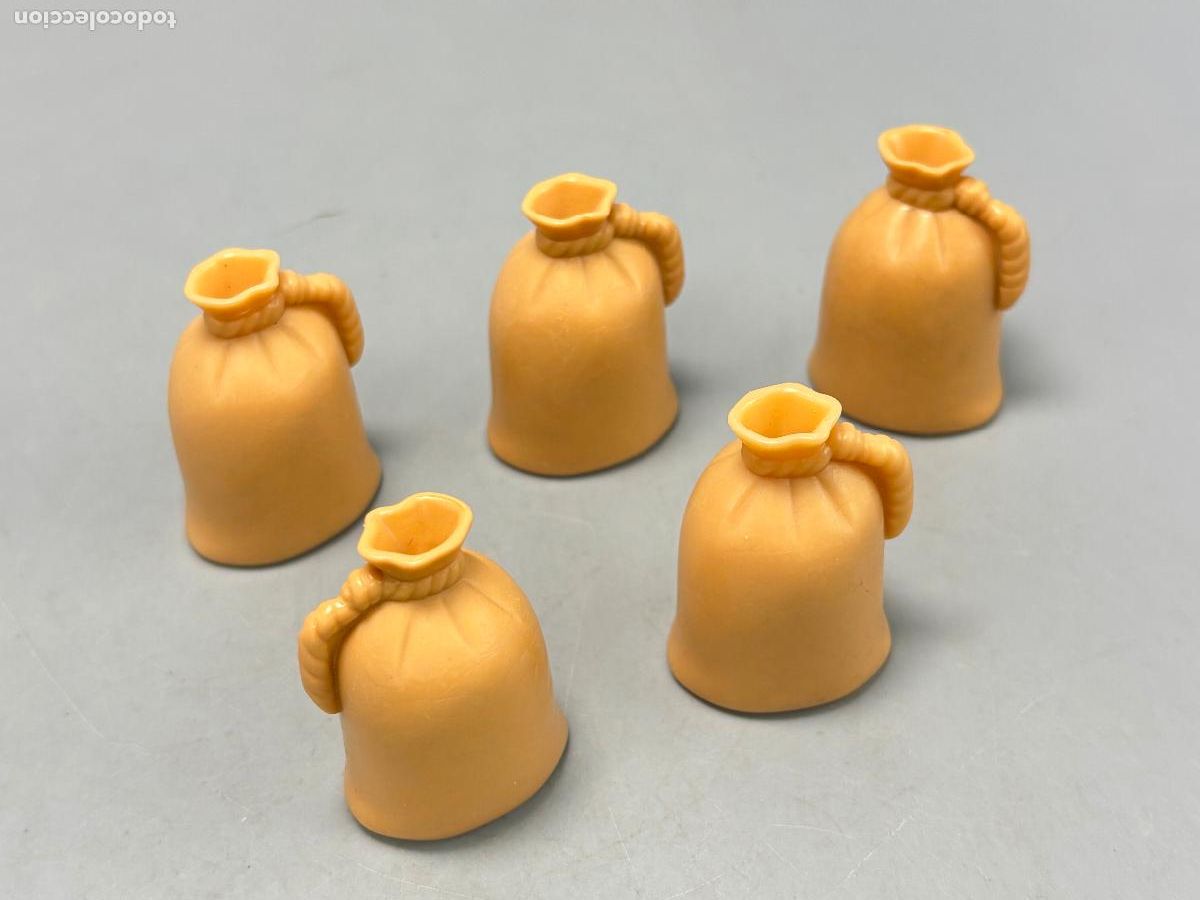 Playmobil: Playmobil lote saco marr&oacute;n cereal granja
