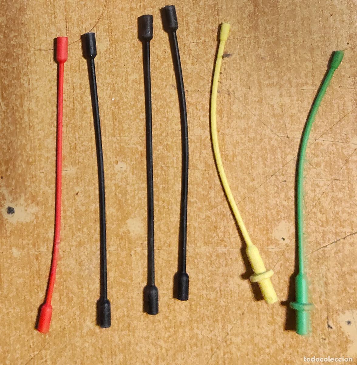 Playmobil: Playmobil goma verde roja amarilla - hospital cl&iacute;nica quir&oacute;fano espacio - 3 + 3 negras - 6 unidades