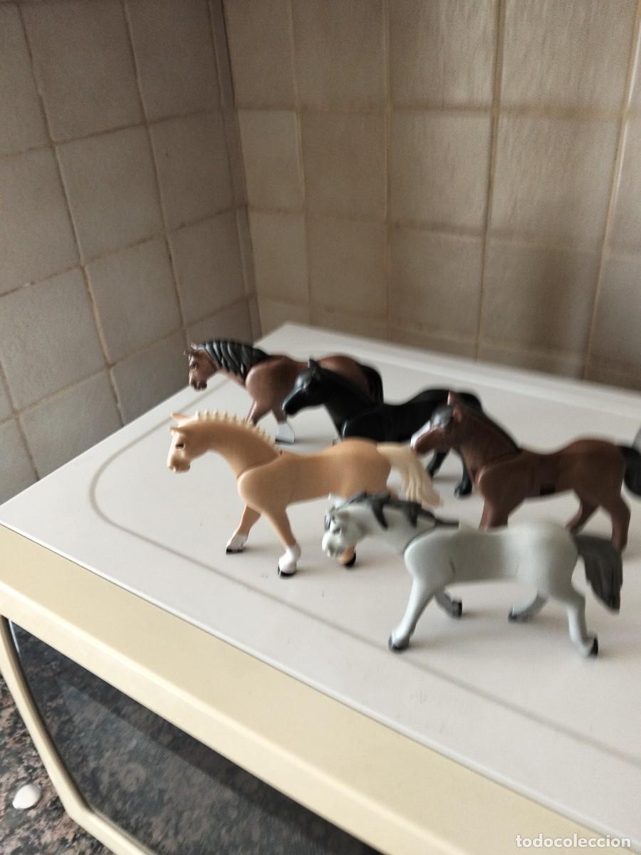 Playmobil: Lote 5 caballos Playmobil - Foto 1