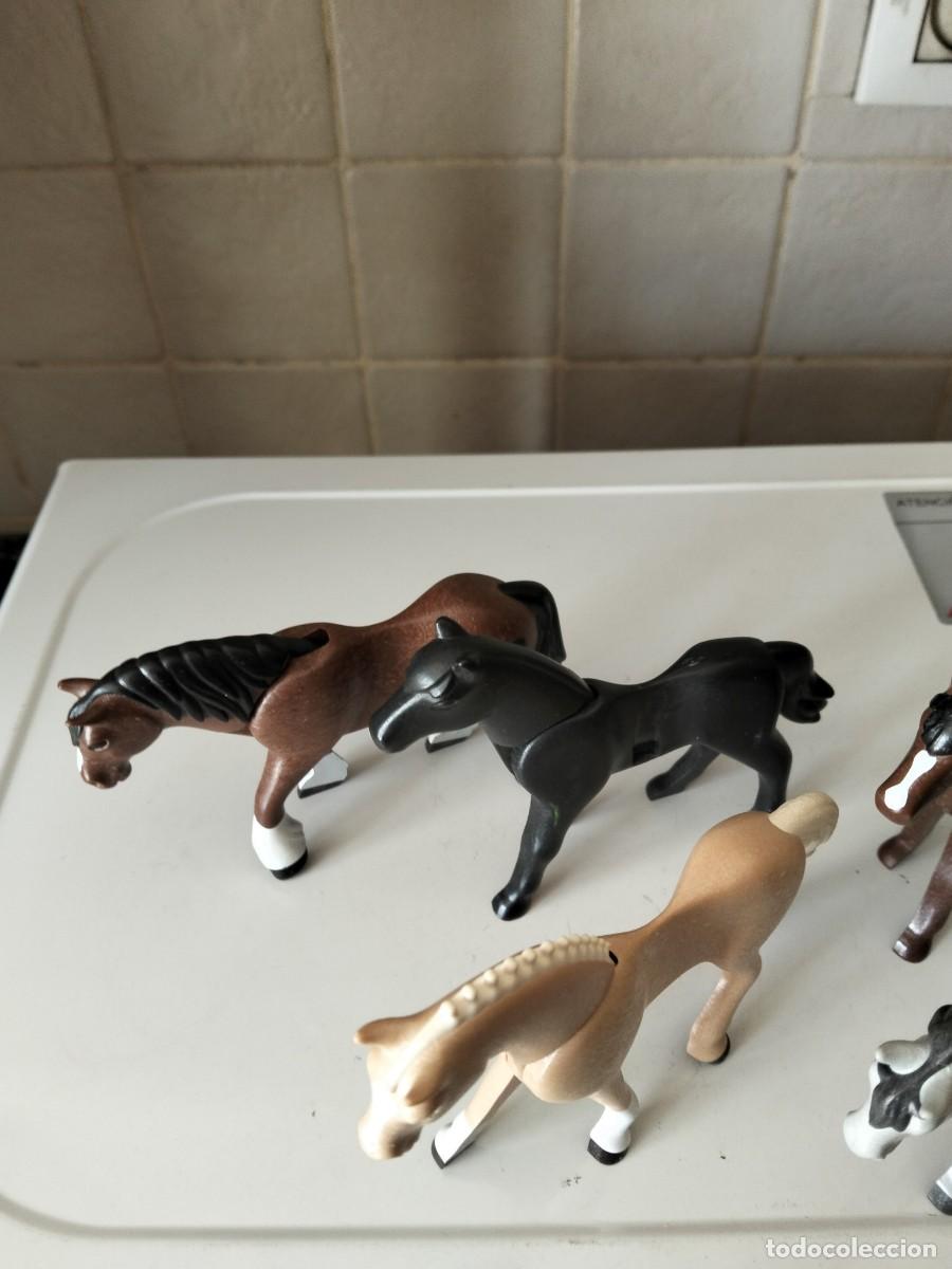 Playmobil: Lote 5 caballos Playmobil - Foto 2