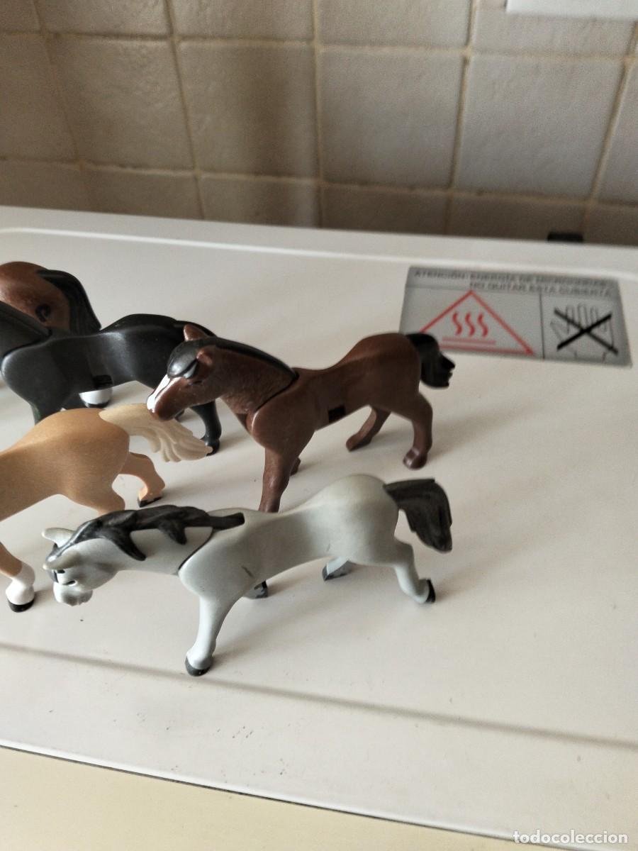 Playmobil: Lote 5 caballos Playmobil - Foto 3