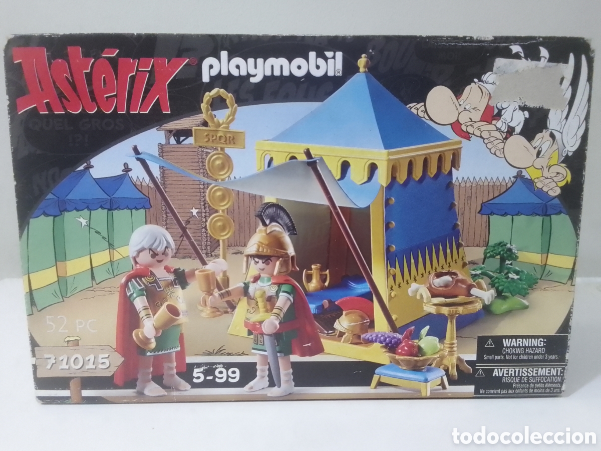 Playmobil: Caja vac&iacute;a Playmobil Ast&eacute;rix REF 71015.