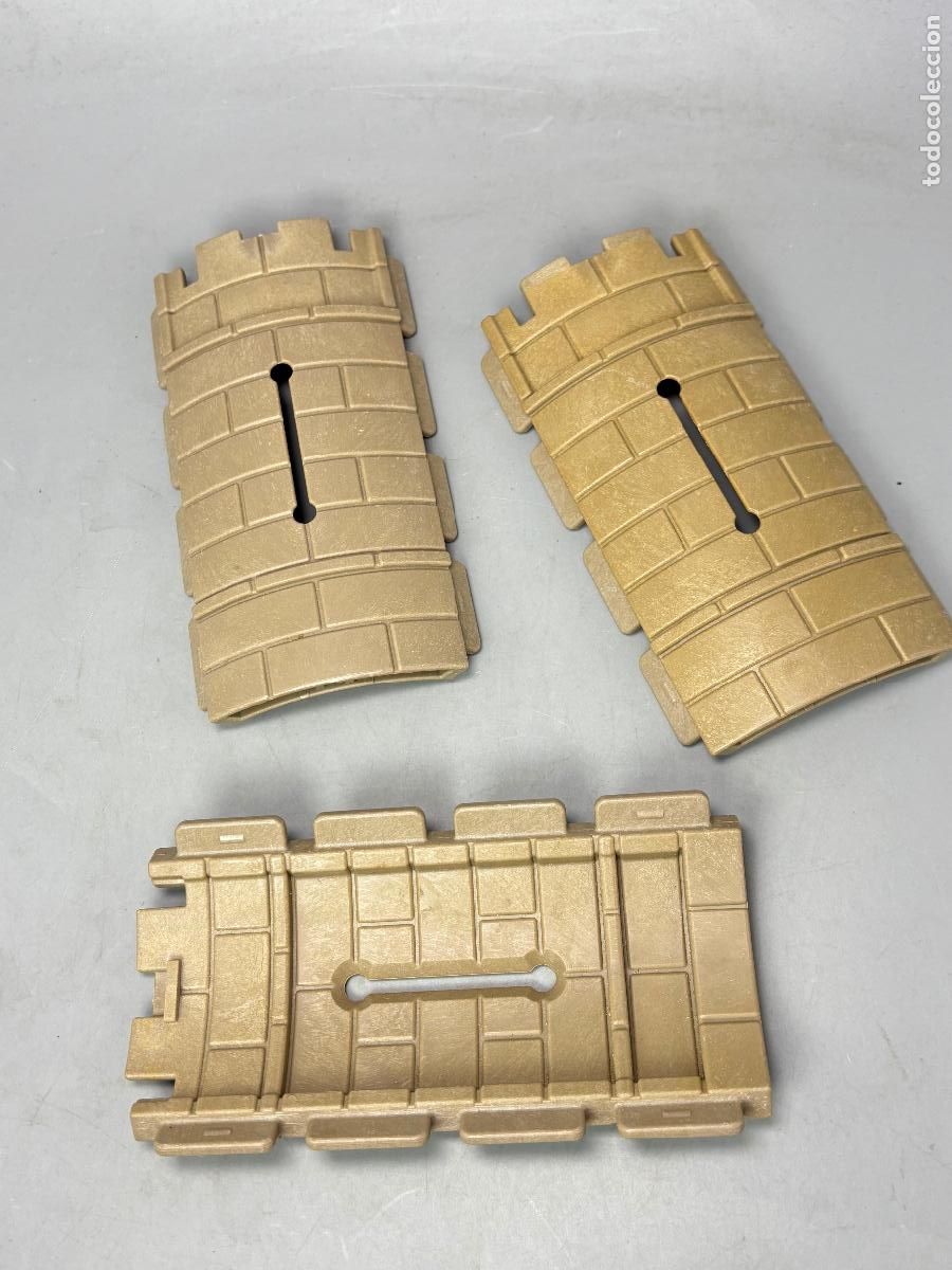 Playmobil: Playmobil lote pared arqueada torre casa castillo medieval