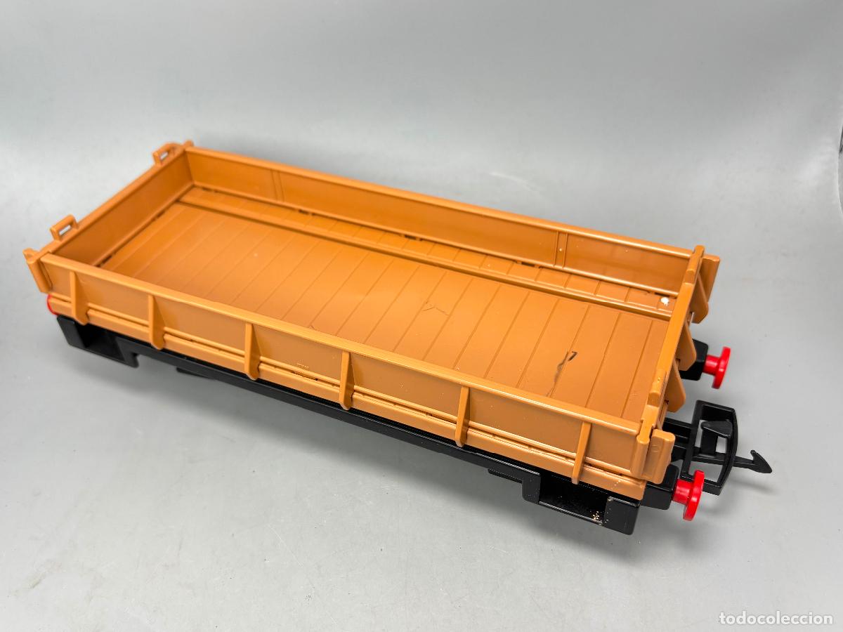 Playmobil: PLAYMOBIL 4104 vag&oacute;n de carga con cartolas