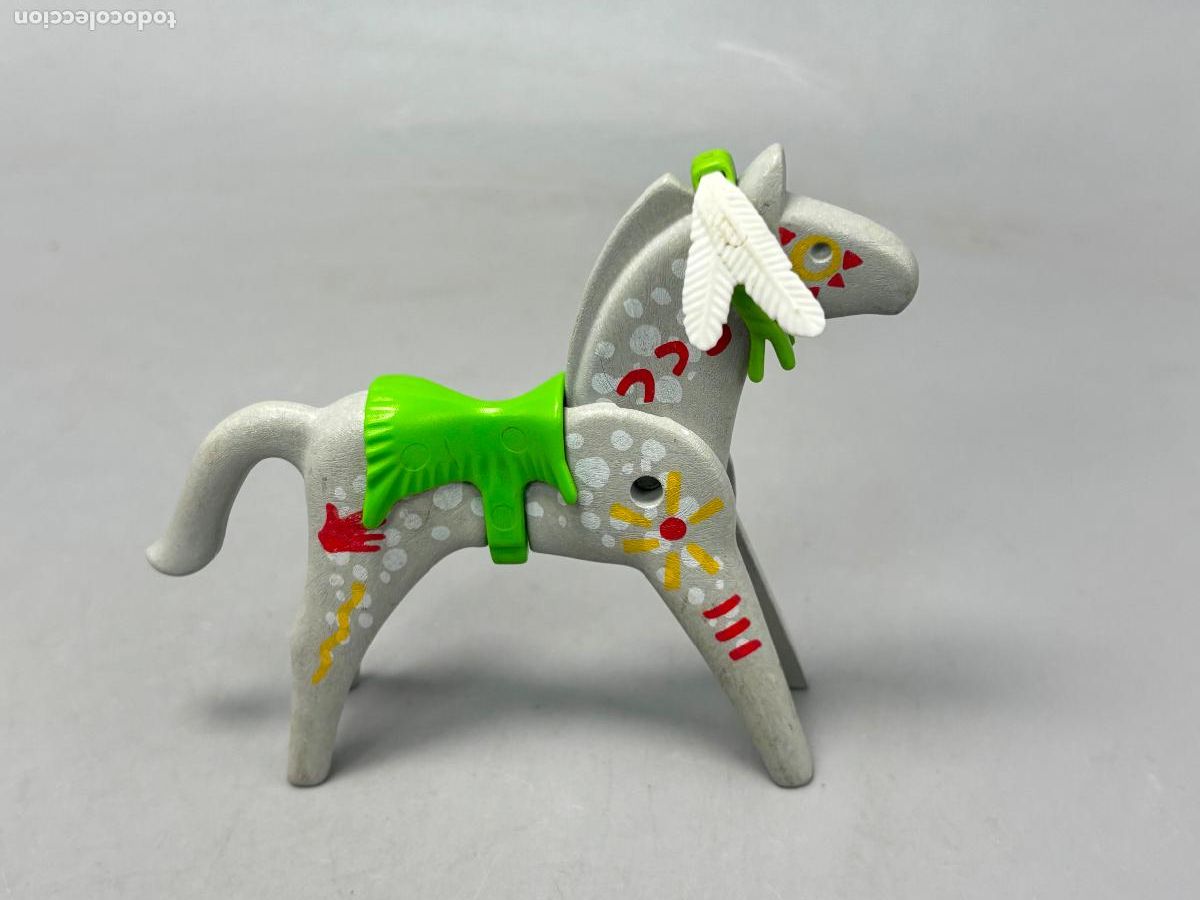 Playmobil: PLAYMOBIL lote caballo indio con silla y bocado