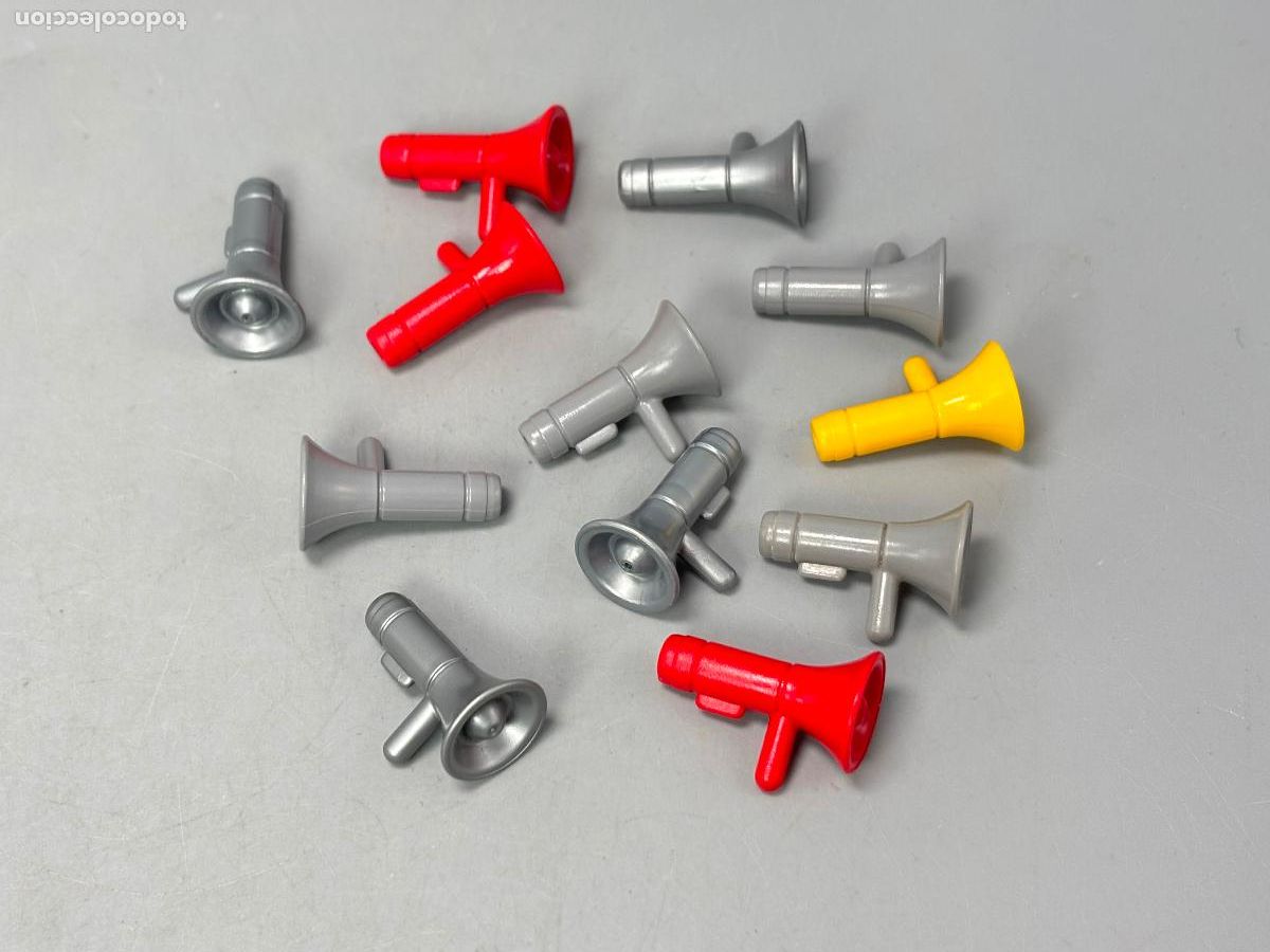 Playmobil: PLAYMOBIL lote altavoz policia bombero