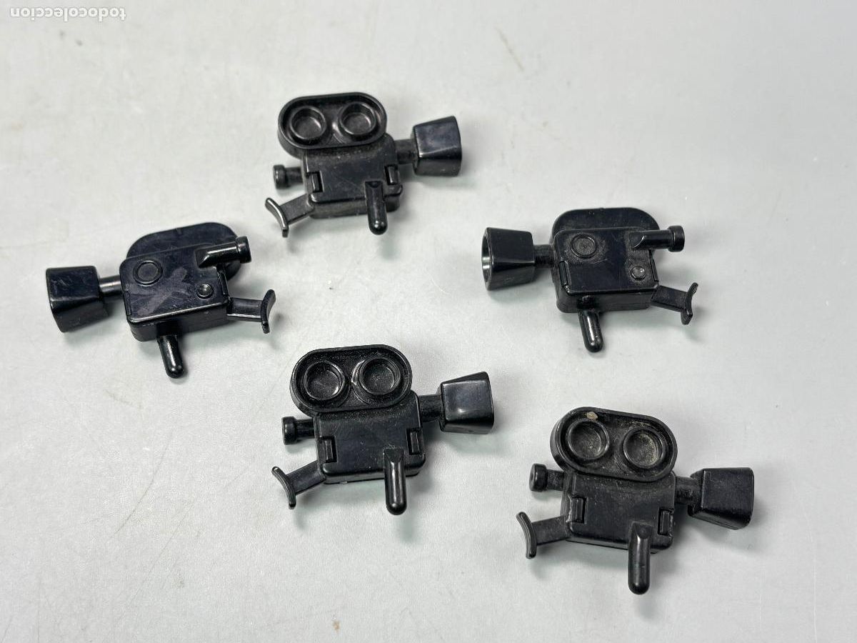 Playmobil: PLAYMOBIL lote c&aacute;mara grabaci&oacute;n negra primera &eacute;poca