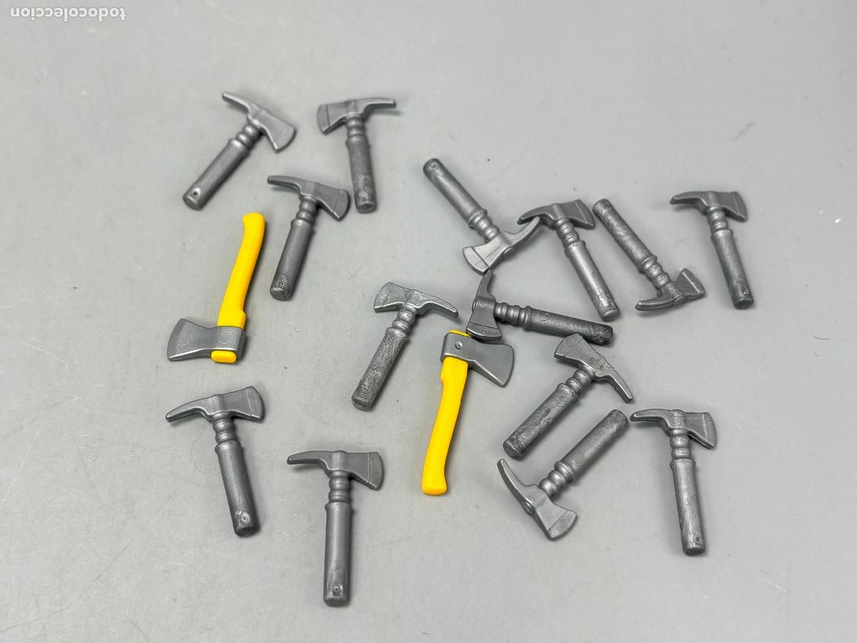 Playmobil: PLAYMOBIL lote hacha bombero