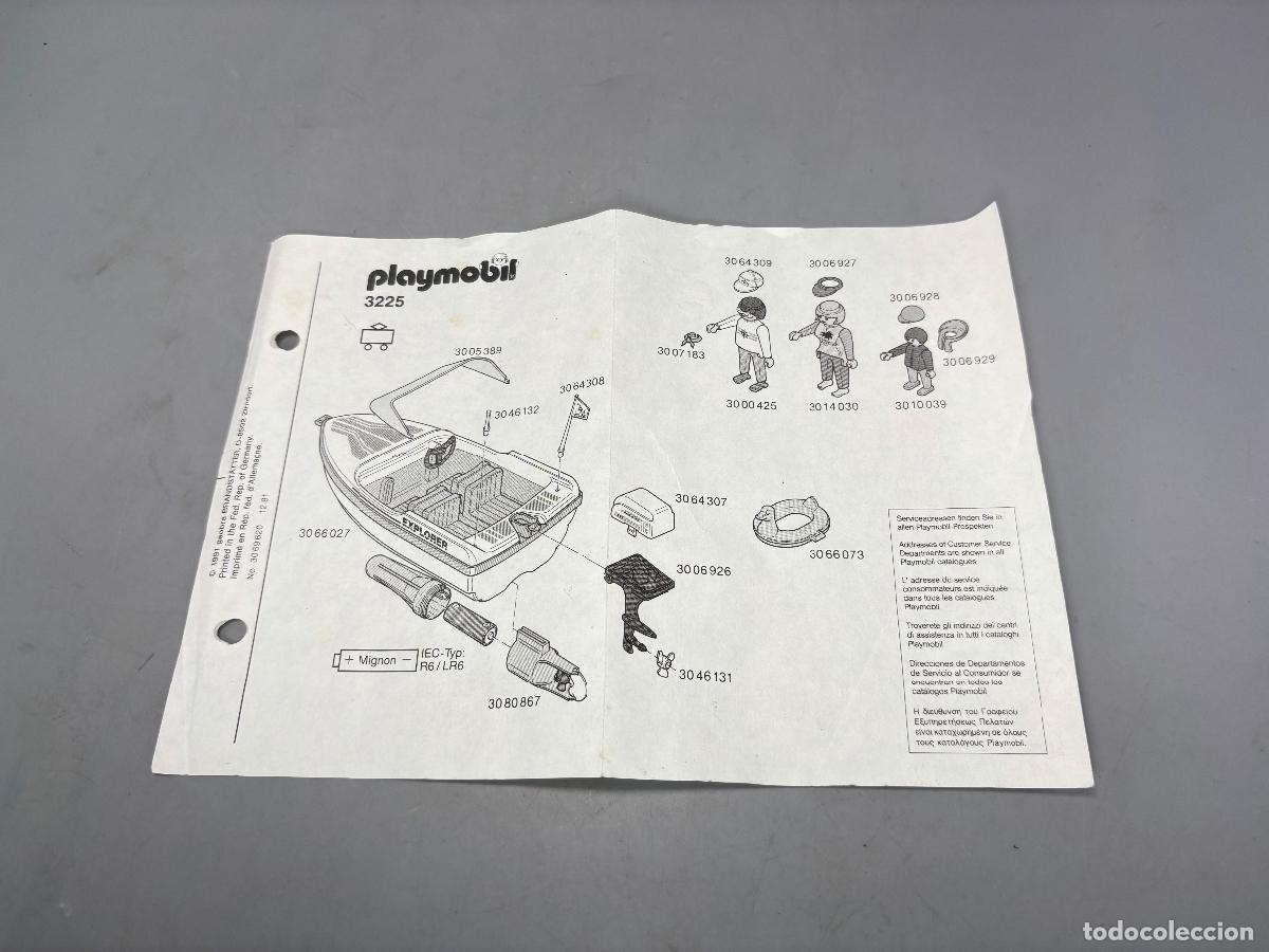 Playmobil: Playmobil 3225 instrucciones lancha