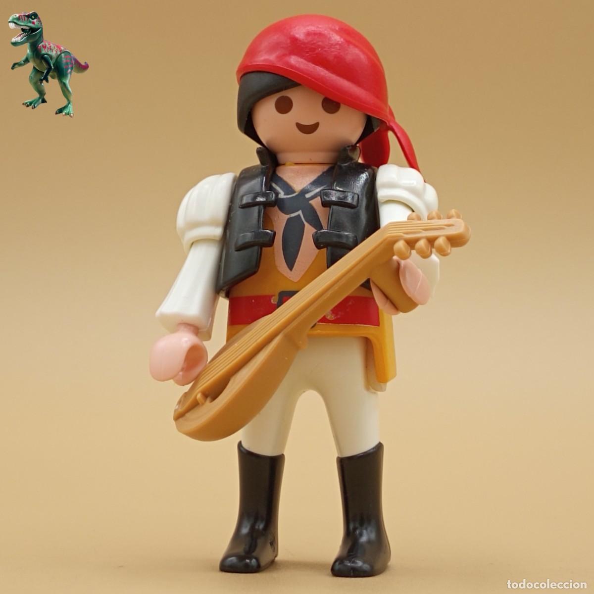 Playmobil: Playmobil figura trovador musico laud pirata bardo paje corte real guitarrista castillo medieval