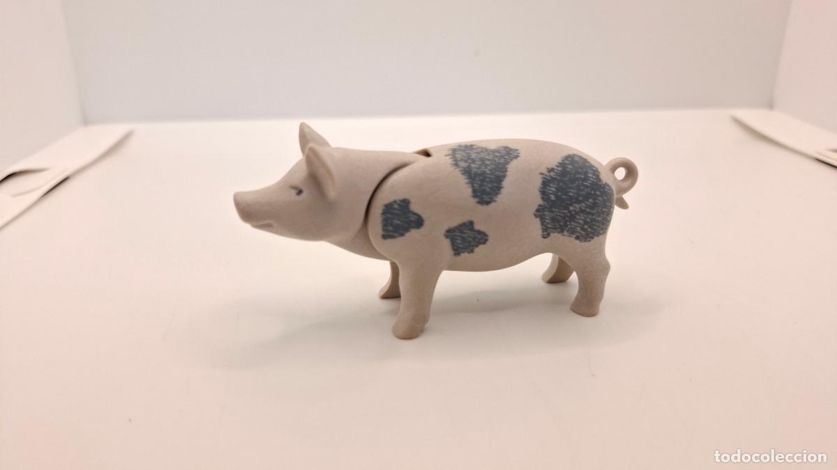 Playmobil: PLAYMOBIL CERDO CON MANCHAS ADULTO GRANJA MEDIEVAL VIKINGO