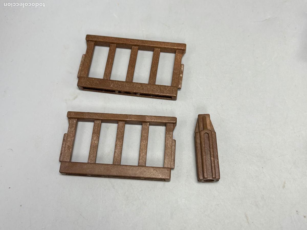 Playmobil: Playmobil lote barandilla y pilar uni&oacute;n torre castillo medieval