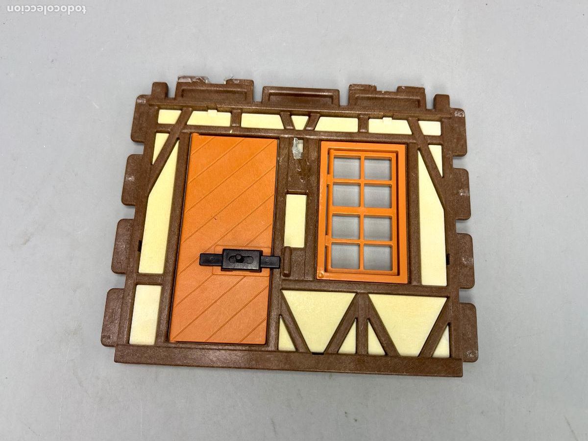 Playmobil: Playmobil pared trasera con ventana y puerta resto silicona torre castillo medieval