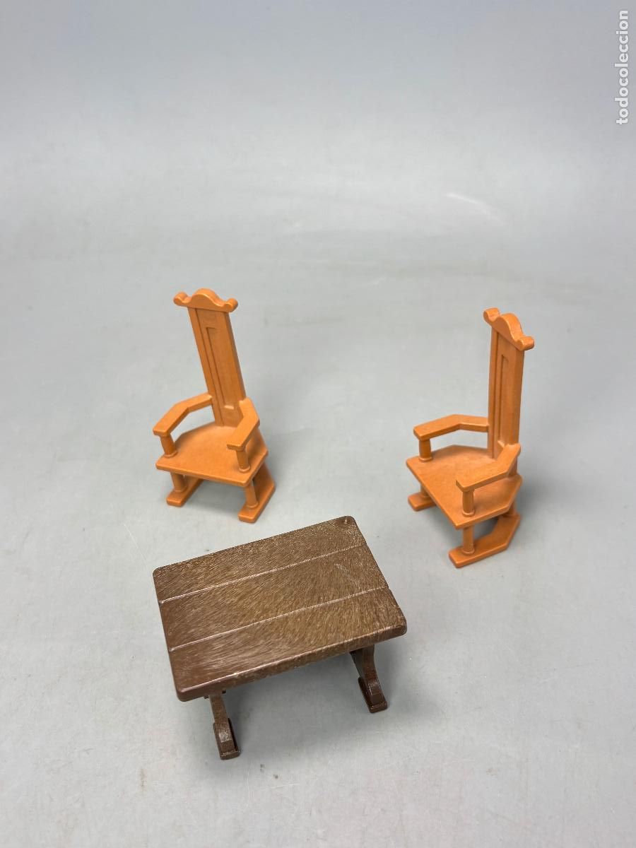 Playmobil: Playmobil lote silla y mesa desmontable
