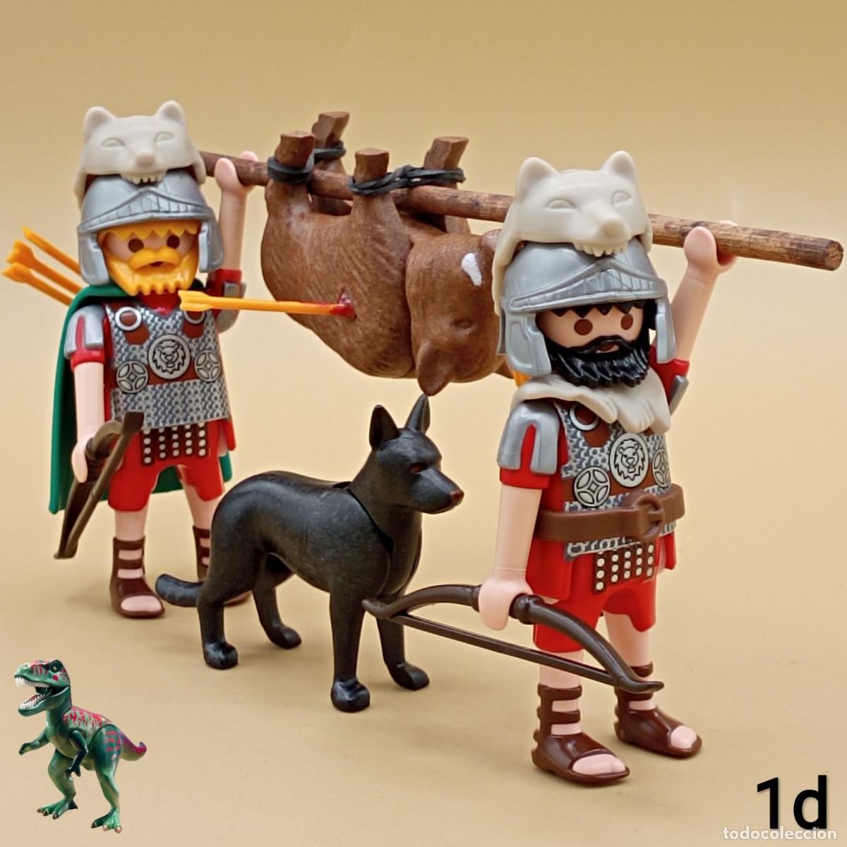 Playmobil: Playmobil caza del jabali caceria guerrero asirio arquero romano legionario de roma cazadores